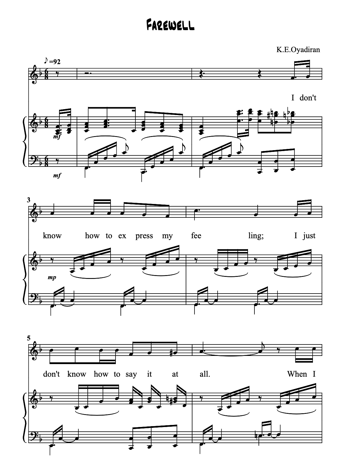 Archive image for Farewell