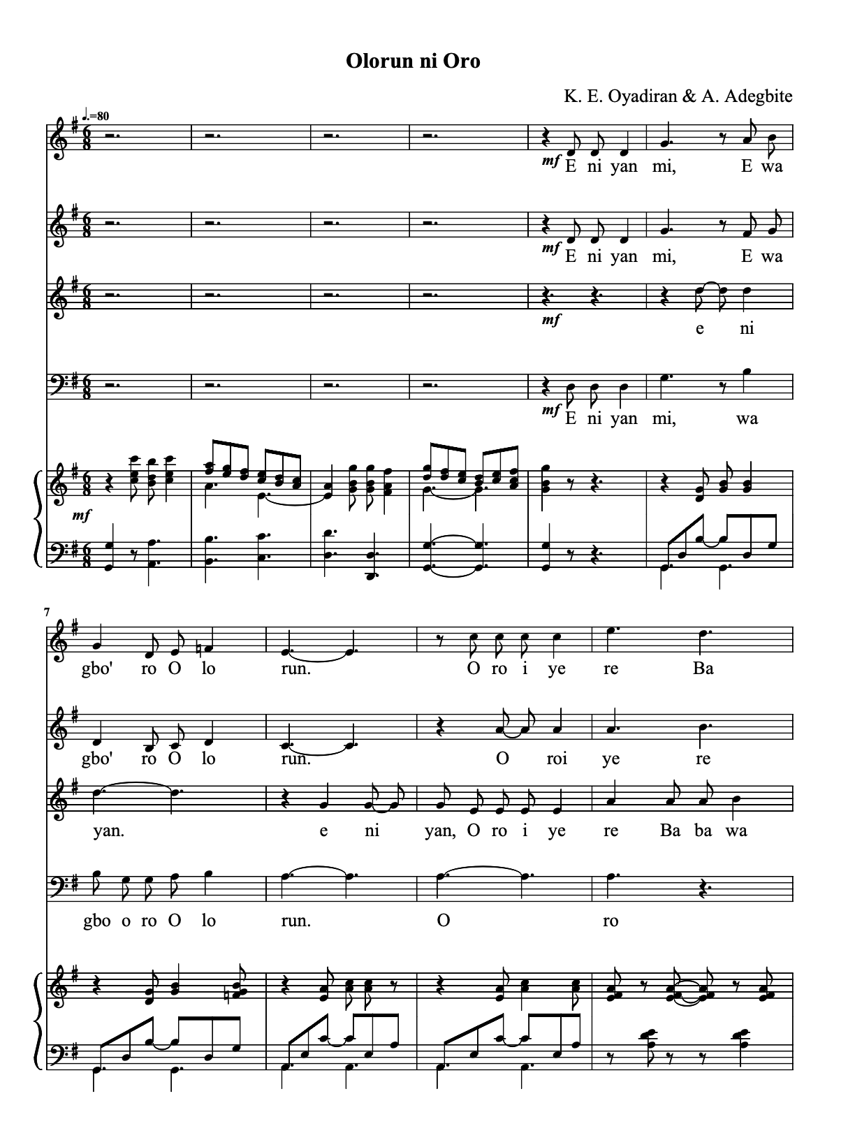 Archive image for Olorun Ni Oro