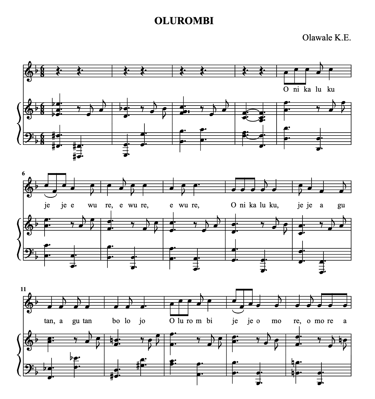 Archive image for Olurombi