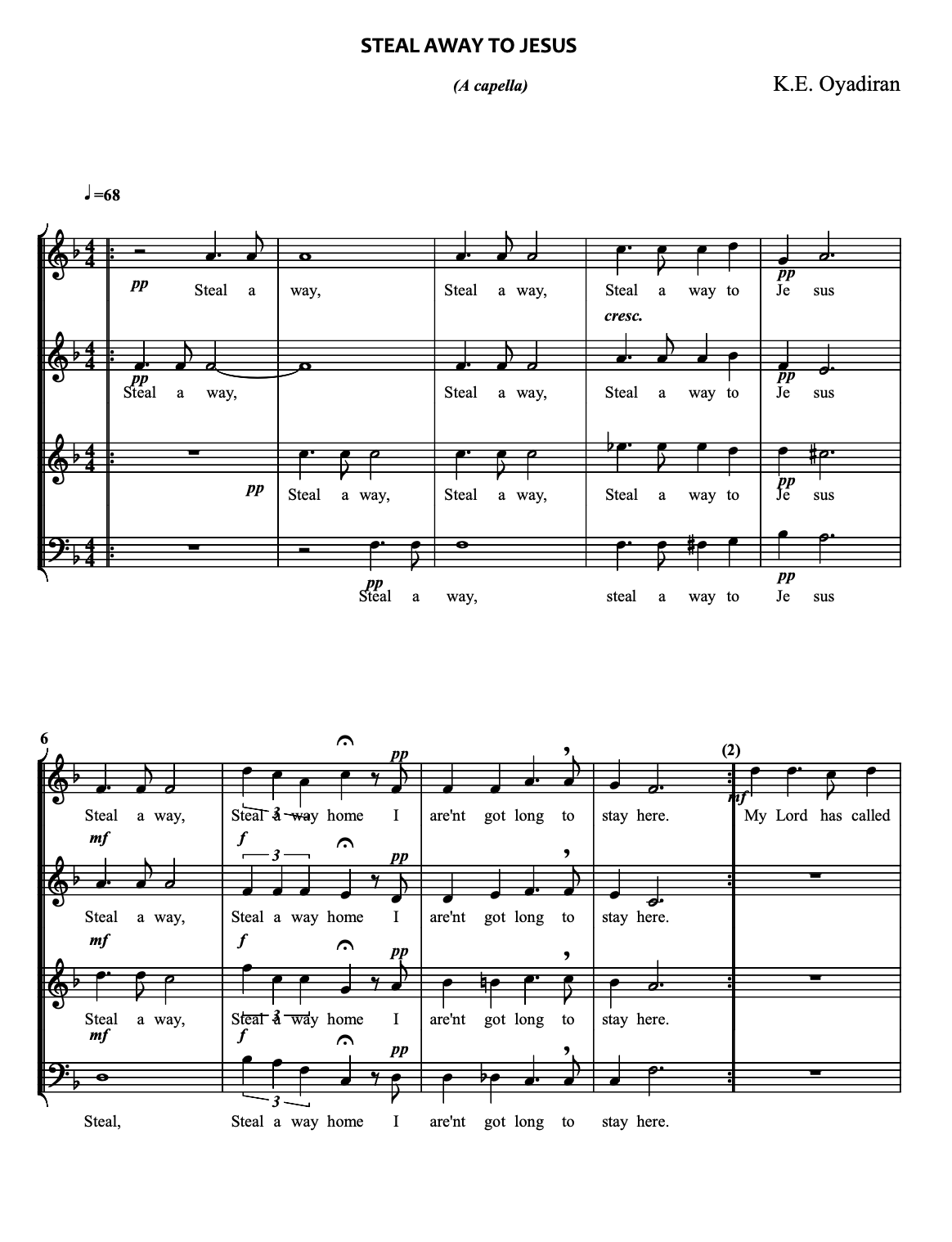 Archive image for Steal Away to Jesus